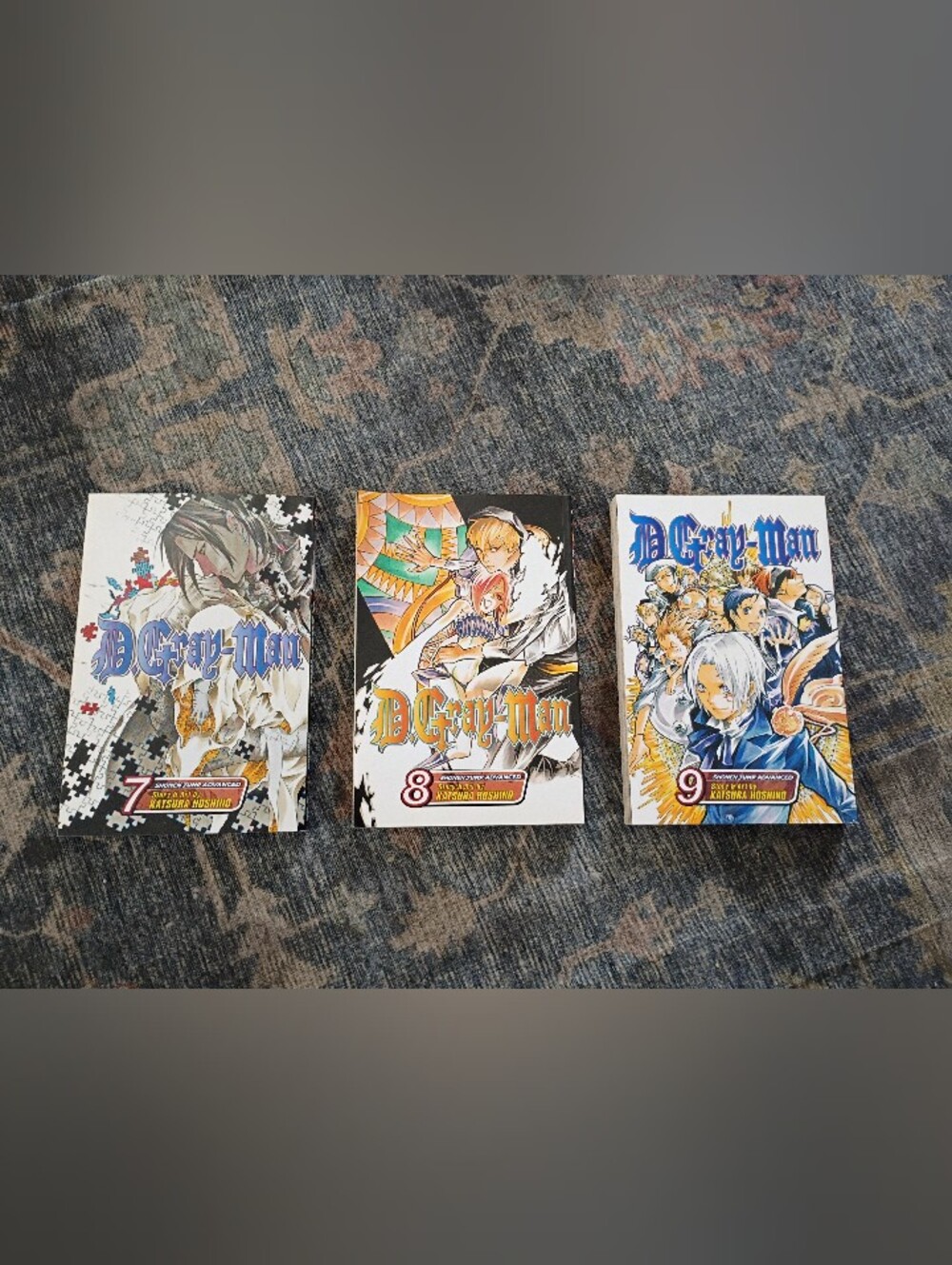 D.Gray-man Manga Volumes 7–9
